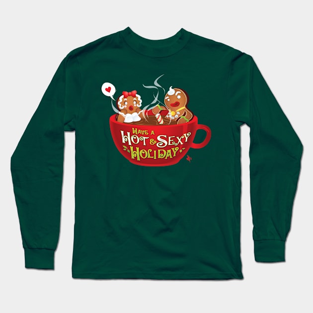 Hot and Sexy Holiday Long Sleeve T-Shirt by elblackbat